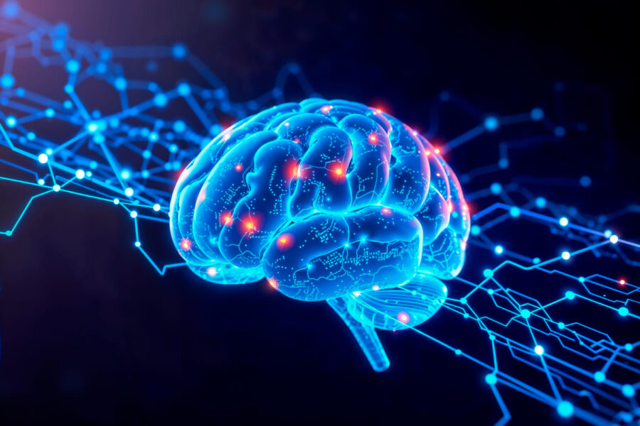 Процесс обучения заставляет клетки мозга работать сообща