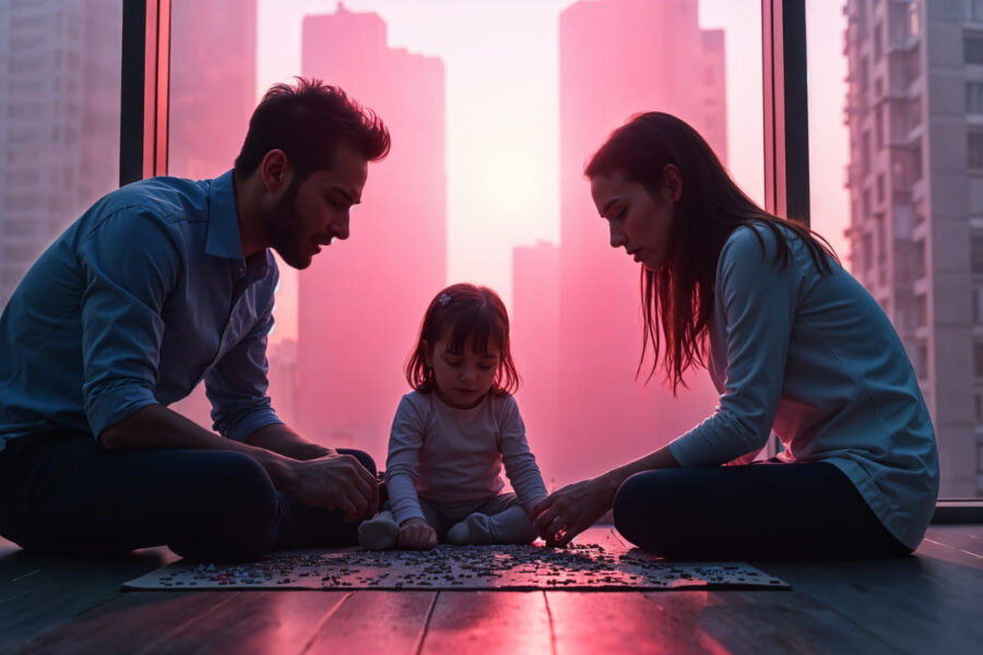 Co-parenting reduces parental stress